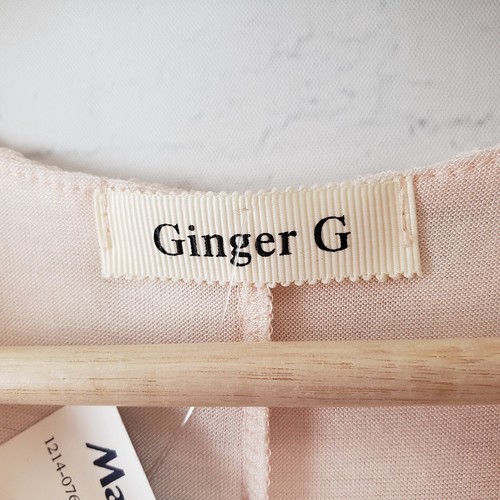 Ginger G Trapeze Lace Overlay Dress Size S Light Pink Lined Stretch NEW Womens - Picture 4 of 8