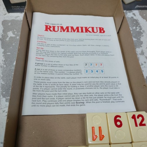 Vintage Rummikub 99% COMPLETE Rummy Tile Game 1990 Pressman - Picture 7 of 9