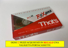Audiocassetta Musicassetta vergine That’s RoXana RX-A 60 Vintage Nuova Sigillata