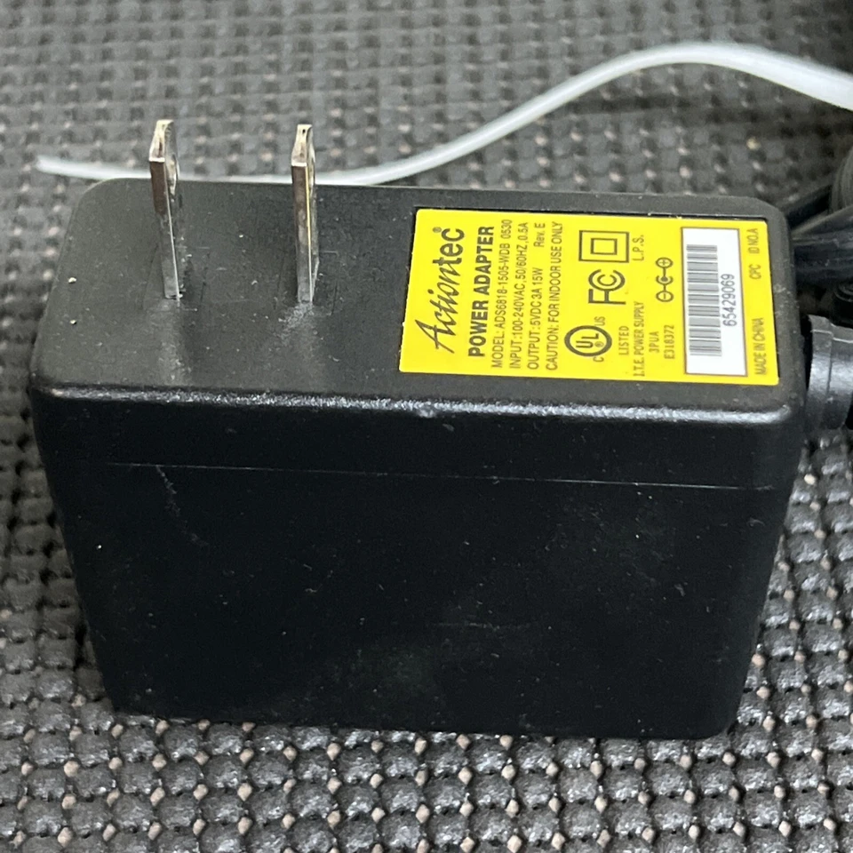 Actiontec ADS6818-1505-WDB 0530 Power Supply Cord Cable Adapter 5v DC 3A MI424WR - Image 4 of 4