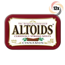 Full Box 12x Tins Altoids Cinnamon Flavor Mints | 72 Per Tin | Fast Shipping