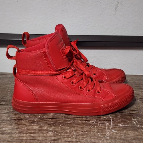 Zapatos para mujer Converse Chuck Taylor Guard Hi talla 7 rojos - Imagen 3 de 9