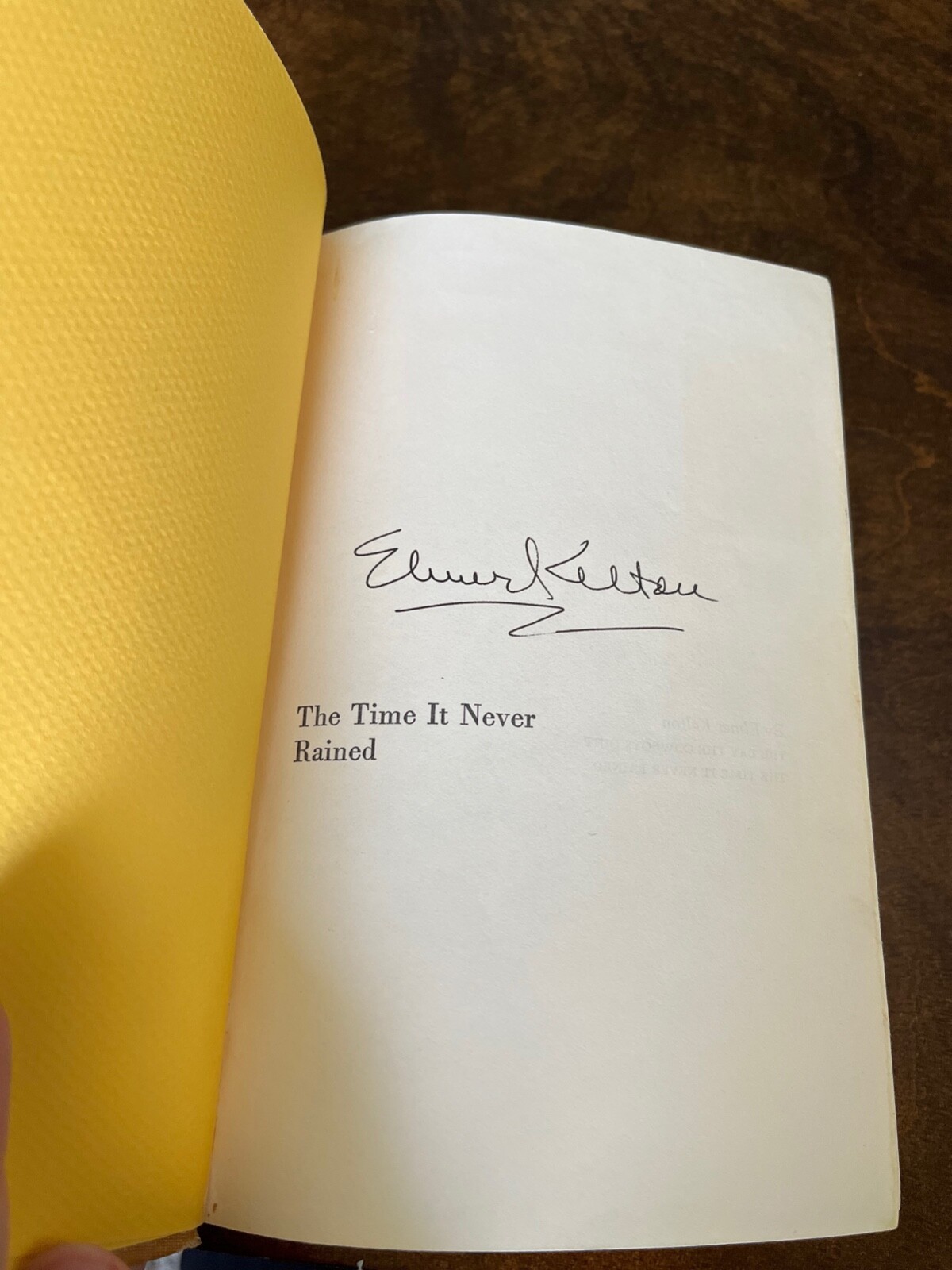 the-time-it-never-rained-by-elmer-kelton-signed-first-edition-ebay