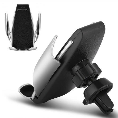 Smart Sensor Auto Open / Lock Phone Holder Qi Wireless Charger Car Holder - Photo 4 sur 10