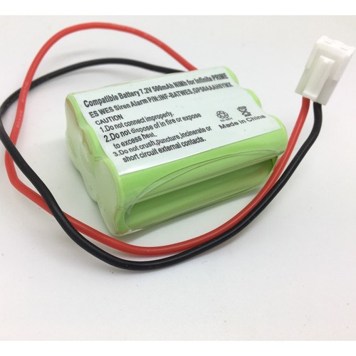 7.2V ALARM SIREN BATTERY COMPATIBLE WITH INFINITE PRIME ES WES P/N INF