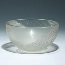 Signed Studio Glass Bowl - Late 20th century         
