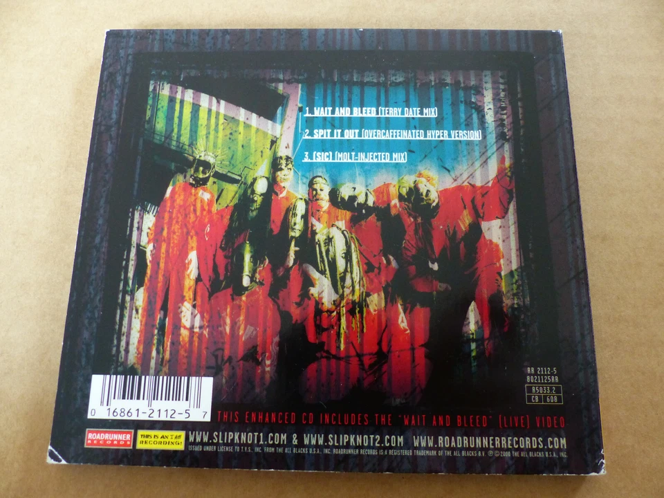 SLIPKNOT Corey Taylor signed Autogramm signiert "WAIT AND BLEED" CD Digi-Pack - Bild 4 von 4