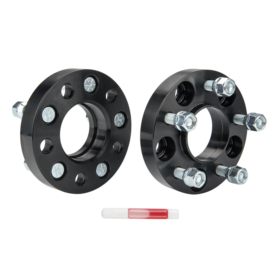 2x 1" 5x4.5 Hubcentric Wheel Spacers 1/2"x20 For Ford Mustang Ranger Explorer - Image 4 of 4