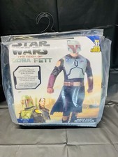 NEW Boba Fett Sz SD 32-34 Star Wars Mandalorian Halloween Costume Jazware Disney