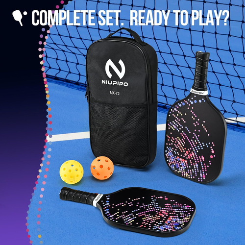 Pickleball Paddles Set of 2/4, USAPA Approved Lightweight Pickleball Rackets - Picture 8 of 12