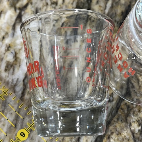 LOTE DE 2 VASOS DE CHUPITO VINTAGE ANCHOR HOCKING VASOS DE CHUPITO DE UNA ONZA 🇺🇸 - Imagen 7 de 24
