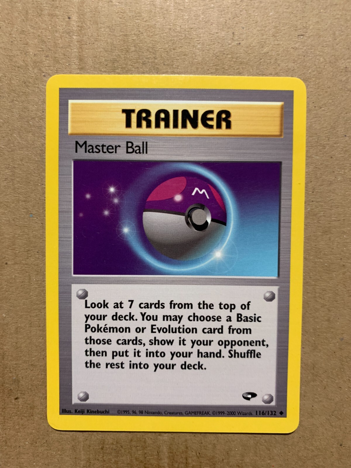 Master Ball 116/132 Gym Challenge - Uncommon Pokemon Card - NM/Mint