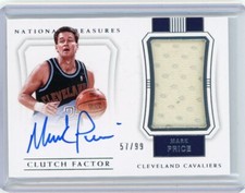 2017-18 Panini National Treasures Basketball Relic Auto CF-MPC Mark Price #57/99
