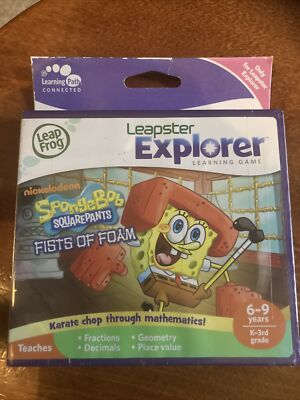 Spongebob Schwammkopf Fäuste aus Schaumstoff - LEAPFROG LEAPSTER EXPLORER Leappad versiegelt