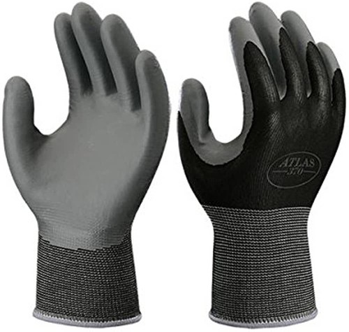 Showa Atlas 370 schwarz nitrilbeschichtete Gartenarbeit Arbeitshandschuhe (S-XL) - 12 PAAR - Bild 2 von 6