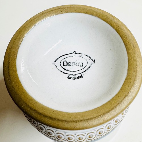 Denby Kastilienblau 1,75 Pint Teekanne, 2 x Becher mit Fuß & Milchkännchen - Bild 8 von 8