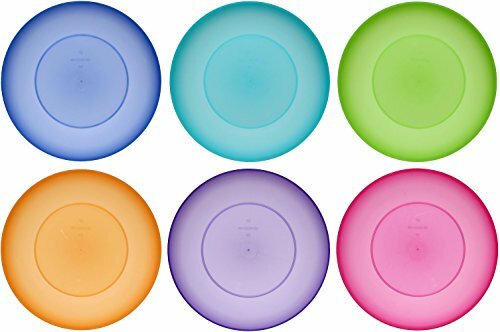idea-station Neo Piatto plastica 6 Pezzi, 17.5 cm, Colorati, Rigida, Riutilizzab - Foto 1 di 1