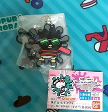 Splatoon 2 x Sanrio Characters Bad Badtz Maru Rubber Mascot Keychain Limited