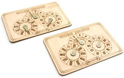 Bezique Scorer / Marker. Britische Partiturregister