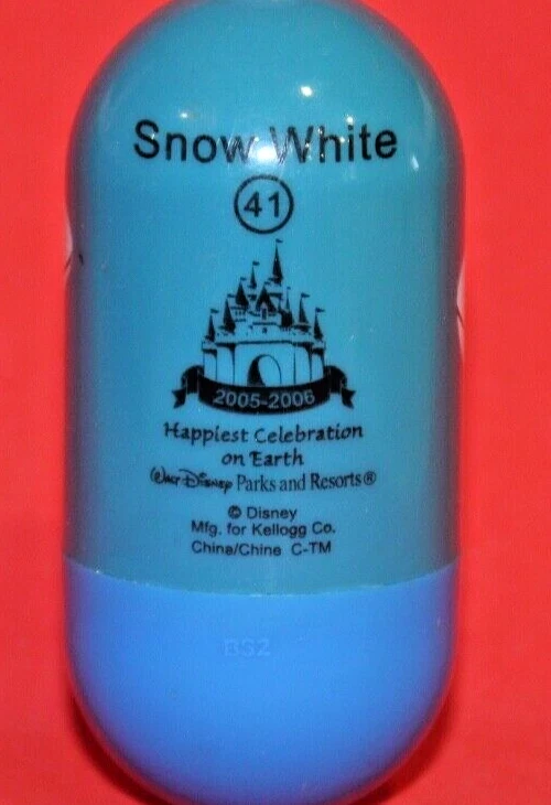 De colección 2005 Blancanieves Kelloggs Weeble Wobbler Beanz #20 Princesa Disney/Pixar Foto 4 de 4