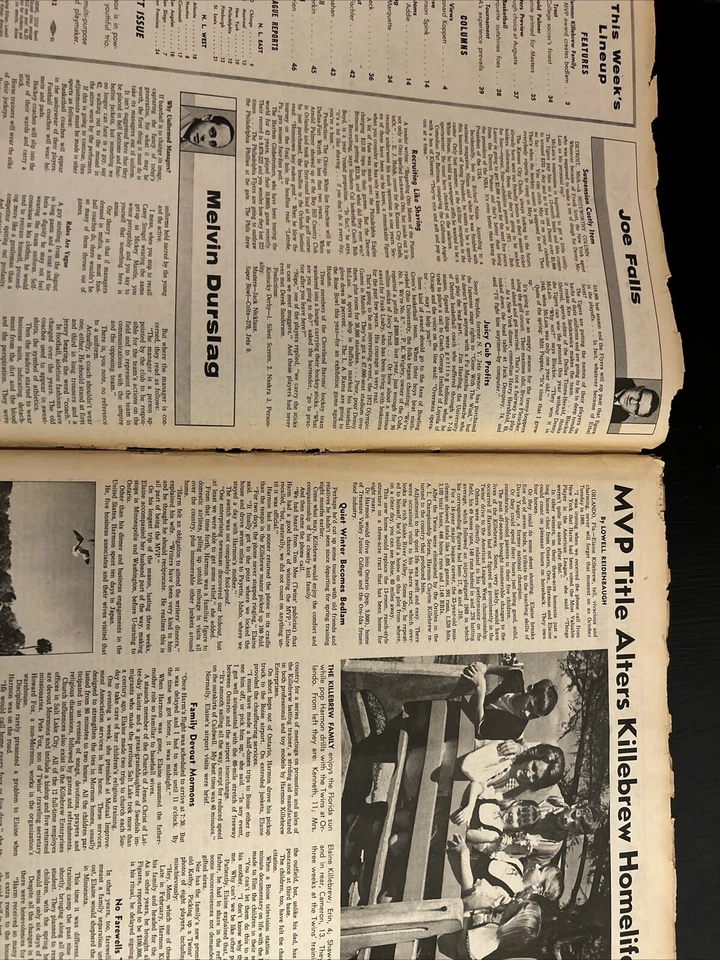 THE SPORTING NEWS Arnold Palmer A Master’s Touch No Label April 4, 1970! - Image 3 of 4