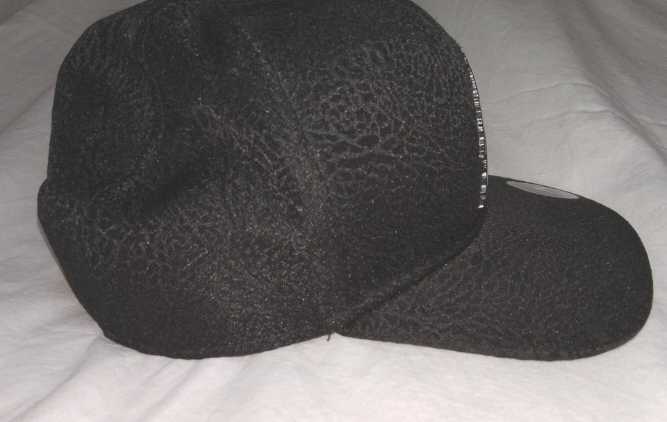 NIKE AIR JORDAN Infant Jumpman Pro,Snapback Hat Cap Charcoal,Silver Shiny Logo - Изображение 4 из 4