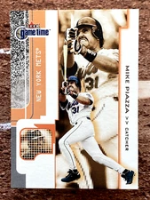 2001 Fleer Game Time Mike Piazza #80