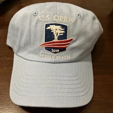 US Open USGA Golf Association Hat Cap Pebble Beach 2019 Lt Blue Country Club