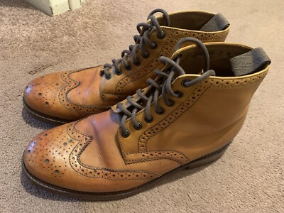 GRENSON SHARP BROGUE BOOT 5032 234 Size 7G Fits UK