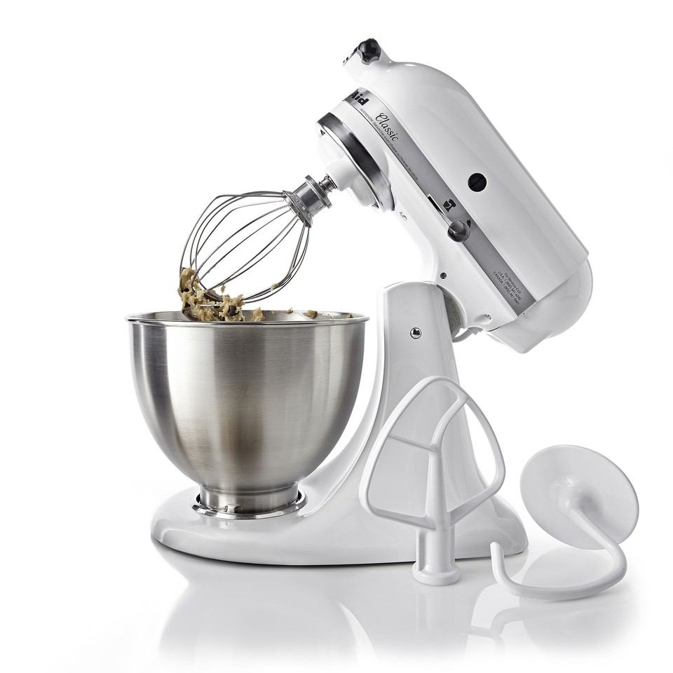 KitchenAid Classic 4.5 Qt. TiltHead White Stand MixerK45SSWH eBay