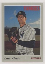 2019 Topps Heritage High Number SP Luis Cessa #724 g0h