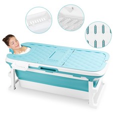 Badewanne Erwachsene Faltbare Neu tragbar mit Abdeckung Spa 118/132/149cm