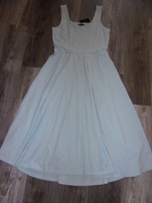 Alfini Dress Core Sz L Blue Midi Tank Sleeeless NWT