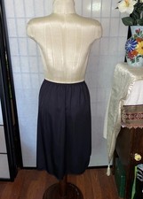 Vanity Fair VTG 90s Black Lace Half Slip Women 2X