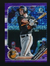 2019 Bowman Chrome #BCP81 Mega Box Purple Mojo Refractor /250 Ryan McKenna