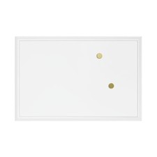 20 x 30 in., Magnetic Dry Erase Board, White D cor Frame