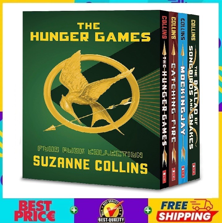 Hunger Games 4-Book Paperback Box Set Complete Series Collection