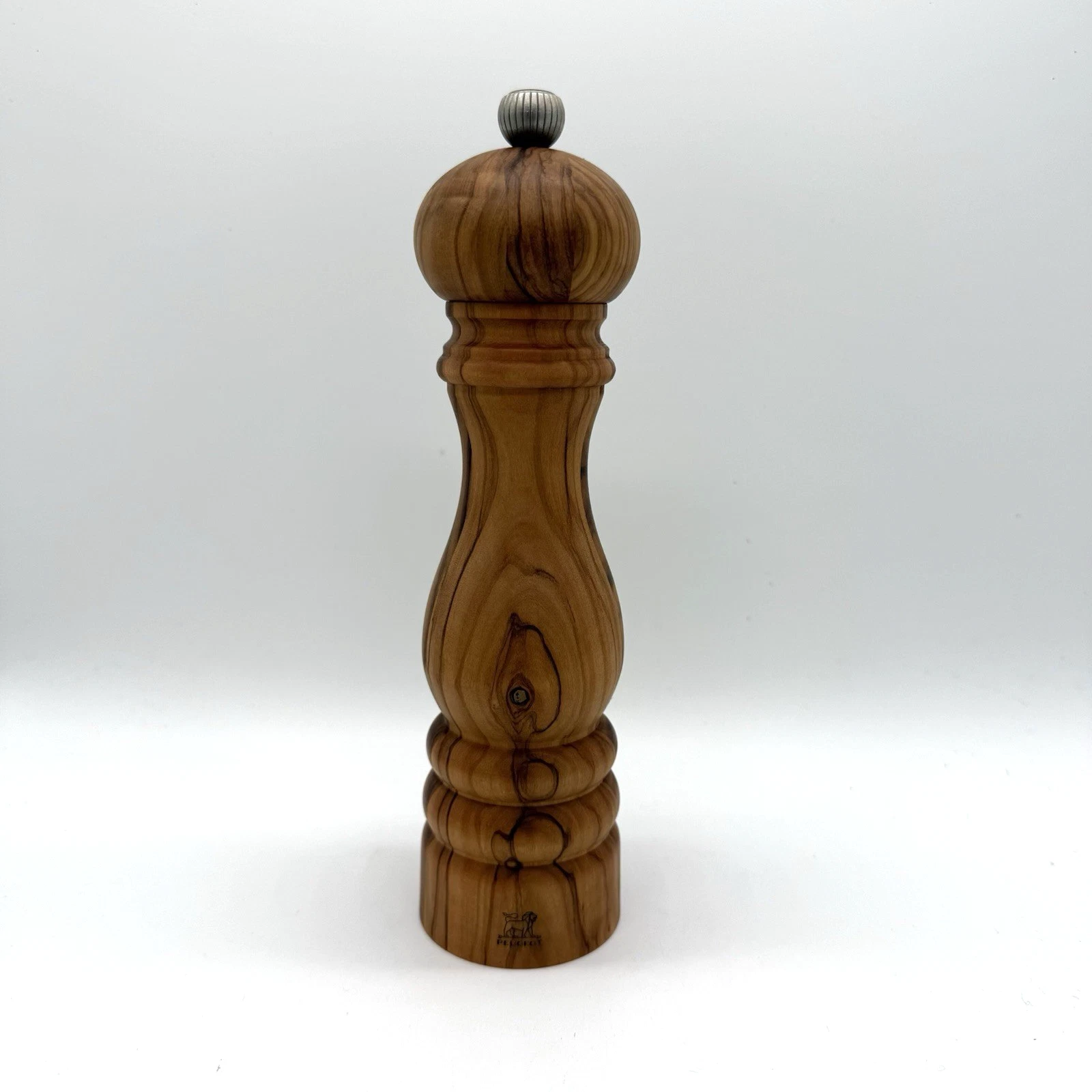 Peugeot Pepper Mill Olive Wood Paris Olivier ~9" Tall Made in France EUC