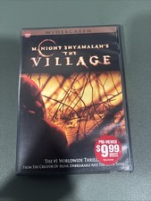 RARE Vintage Blockbuster Video DVD Case w/ Embossed Ticket Logo & The Village