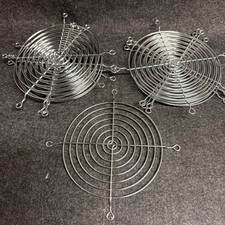  11 Pcs 120mm Wire Steel Cooling Fan Grill/Finger Guard - Chrome New Unbranded