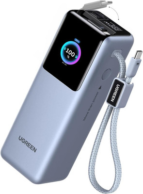UGREEN Nexode Pro Power Bank, 25000Mah 200W Max Schnellladen Mit 68Cm Einziehbar