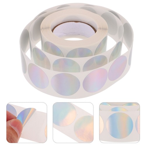 Label Sticker Paper Round Reusable Round Blank Labels Paper Stickers for Scrapbooking and Tanning ...