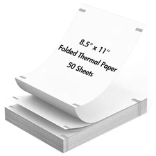 US Letter Size Quick-Dry Thermal Printer Paper 8.5x11, A4 thermal paper rolls...