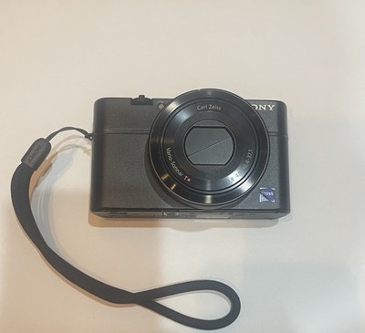 Sony Cyber-shot DSC-RX100 20.2MP Digital Camera Black Tested Workin