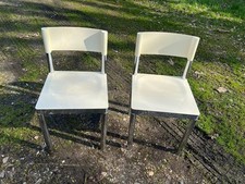 SEDIE VINTAGE DEGLI ANNI 80 DISEGNATA DA SALVARANI IN VINILE STRYTTYRA IN METALL