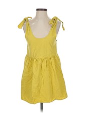 Nasty Gal Inc. Women Yellow Casual Dress 0