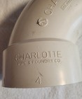 NOS Charlotte Pipe & Foundry Co PVC Elbow 90 Degree 4"x4" Inch NSF-DWV 300pvc — photo 3