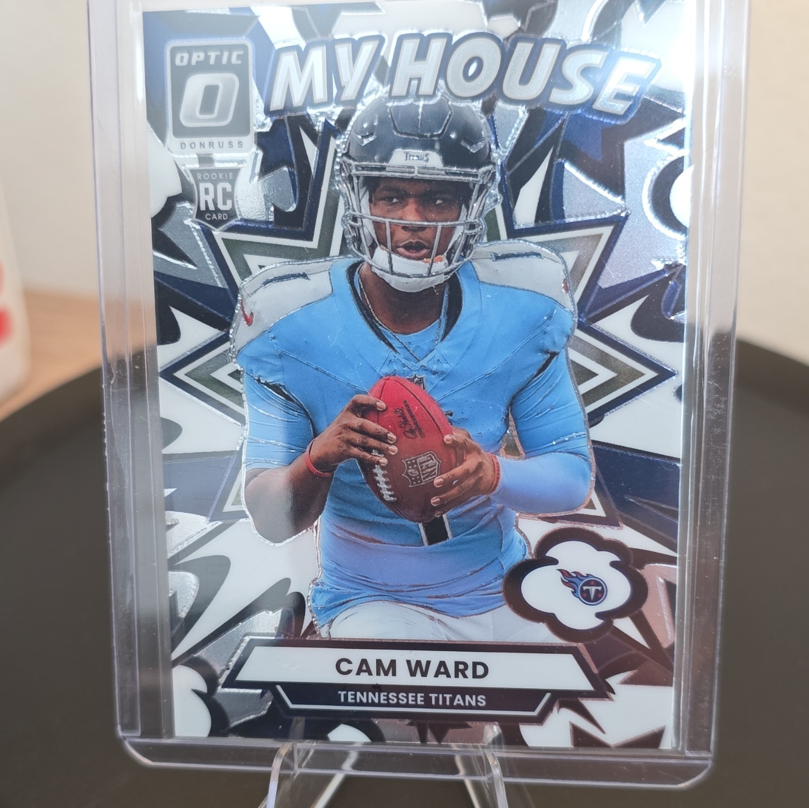 Panini 2025 Donruss Optic My House! Cam Ward Rookie Insert Titans #1 Base