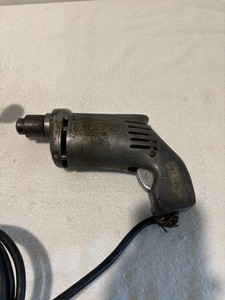 Vintage Milwaukee 1/4” Hole Shooter Power Drill Model 250 Corded Drill untested