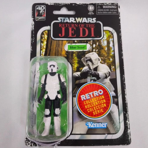 Star Wars Return Of The Jedi 2023 Retro Collection Biker Scout NEW